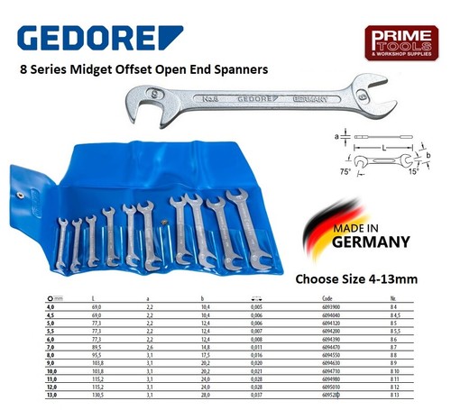 Gedore set chiavi doppia - gedore,